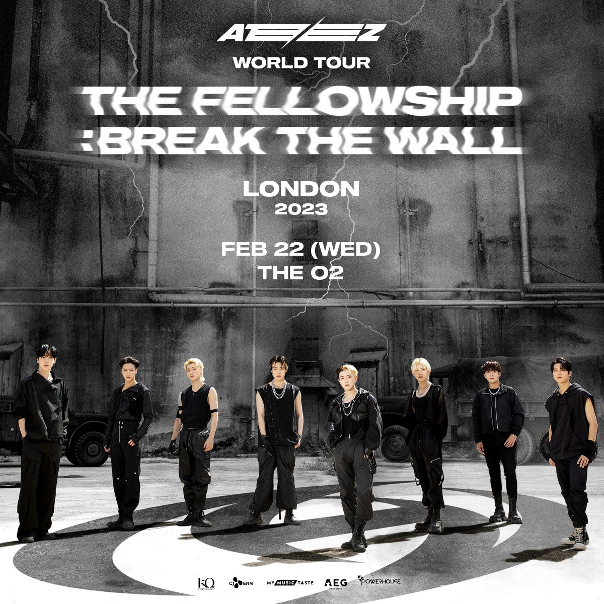 ATEEZ WORLD TOUR - THE FELLOW SHIP: BREAK THE WALL TOUR The O2 Arena Seating Plan