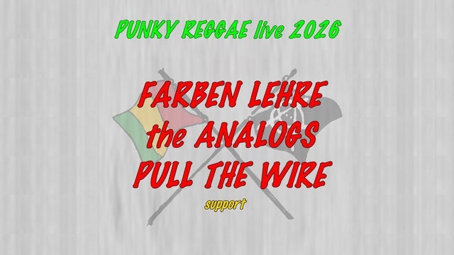 Punky Reggae Live, Farben Lehre w Pod Palmą, Rzeszów 20/02/2026