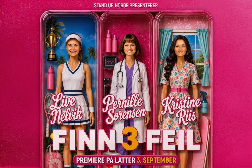 Finn tre feil