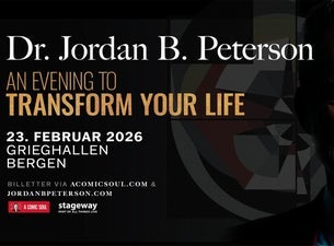 Bilde for arrangement Dr Jordan B. Peterson: An Evening To Transform Your Life