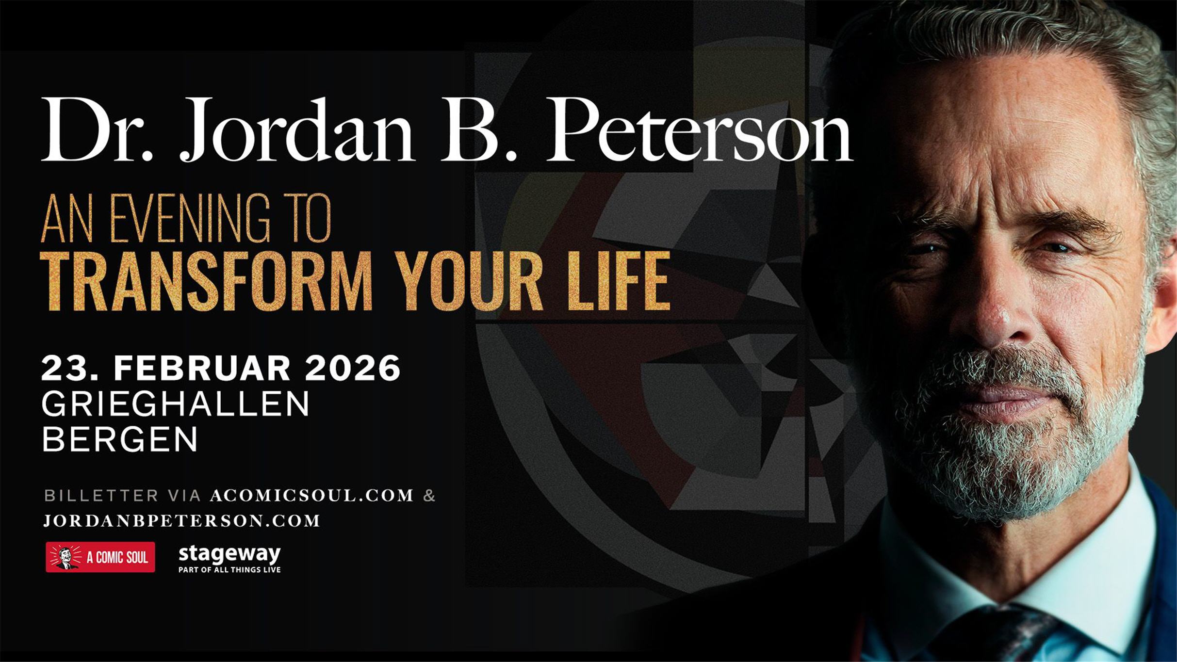Dr Jordan B. Peterson: An Evening To Transform Your Life