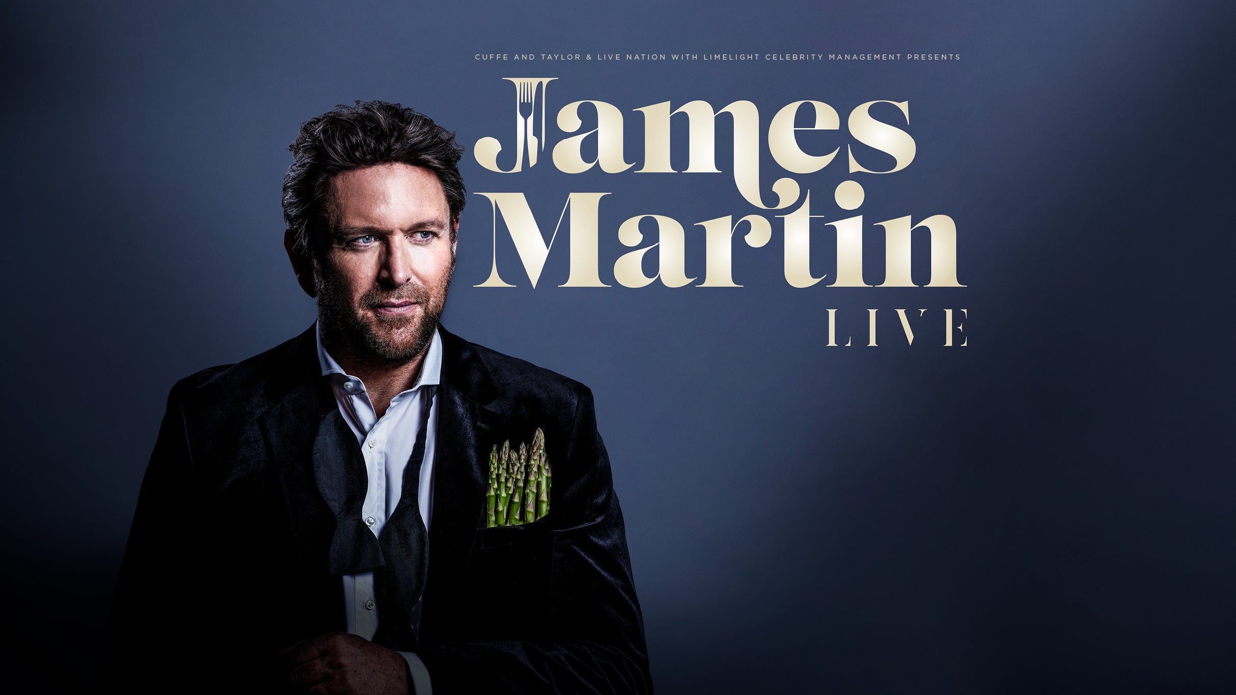 presale code for James Martin Live presale tickets in London at Eventim Apollo