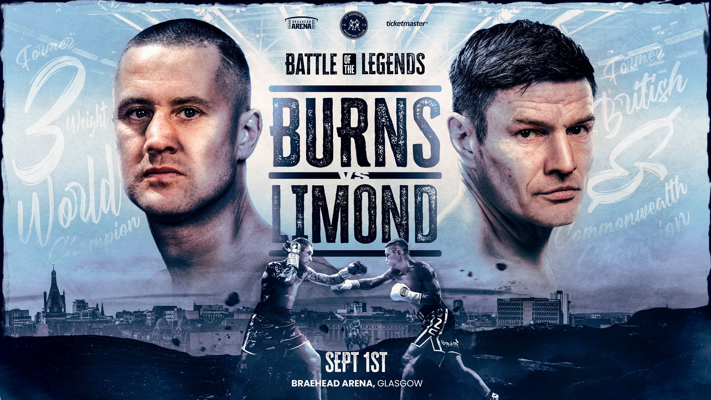 Battle of the Legends - Ricky Burns v Willie Limond Event Title Pic