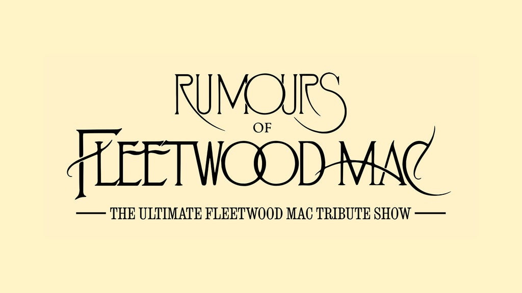 Chas Cole for CMP Entertainment Presents Rumours Of Fleetwood Mac