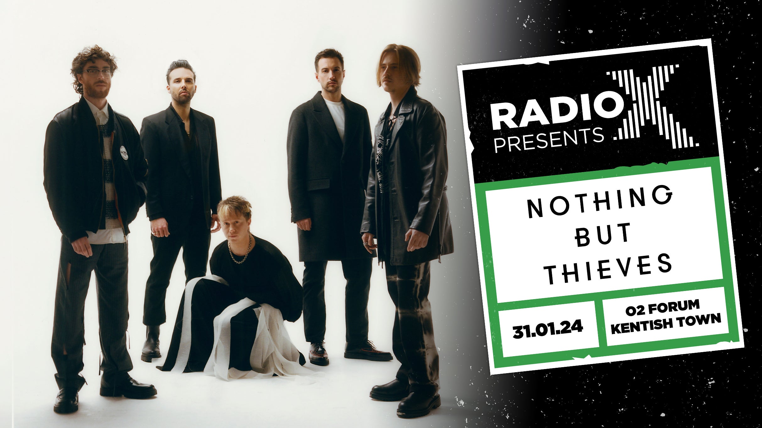 Radio X Presents Nothing but Thieves in London promo photo for Priority from O2 presale offer code