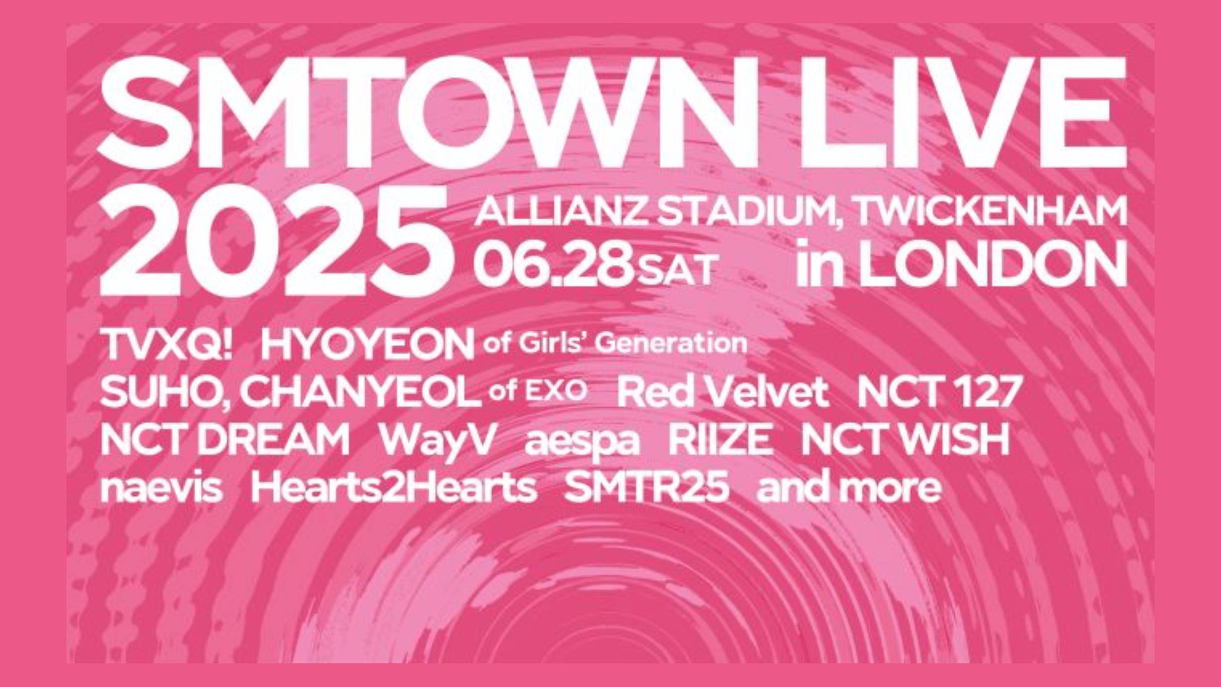 SMTOWN LIVE 2025 [THE CULTURE, THE FUTURE] in LONDON