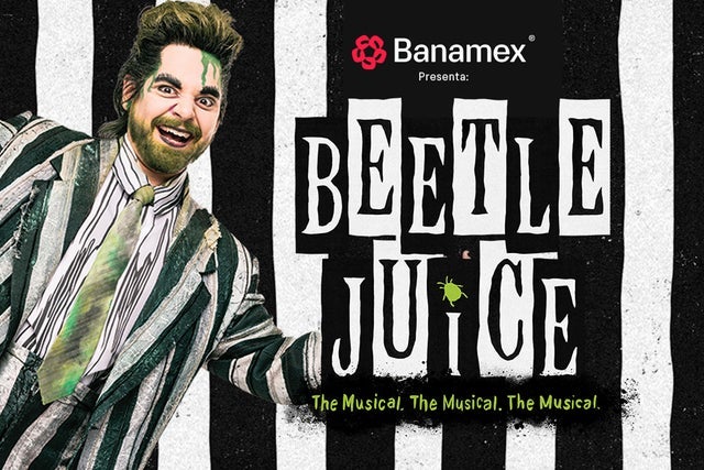Beetlejuice, El Musical in México promotional photo for Preventa Banamex presale tickets offer