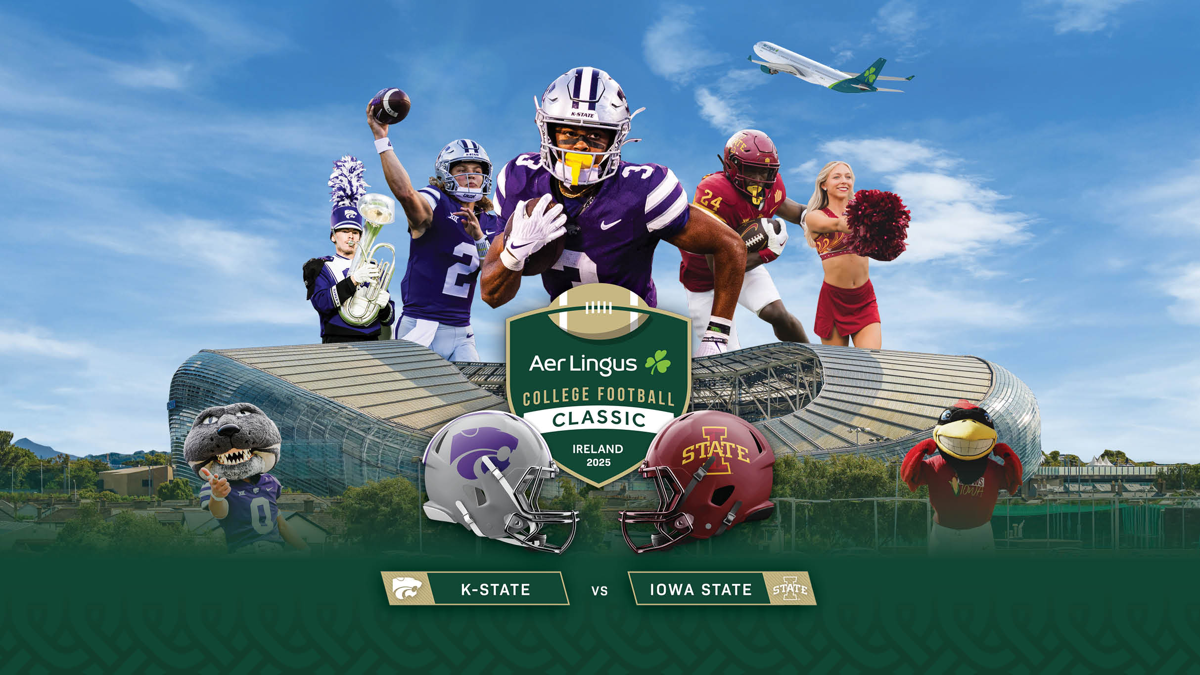 Aer Lingus College Football Classic 2025 - Kansas State v Iowa State