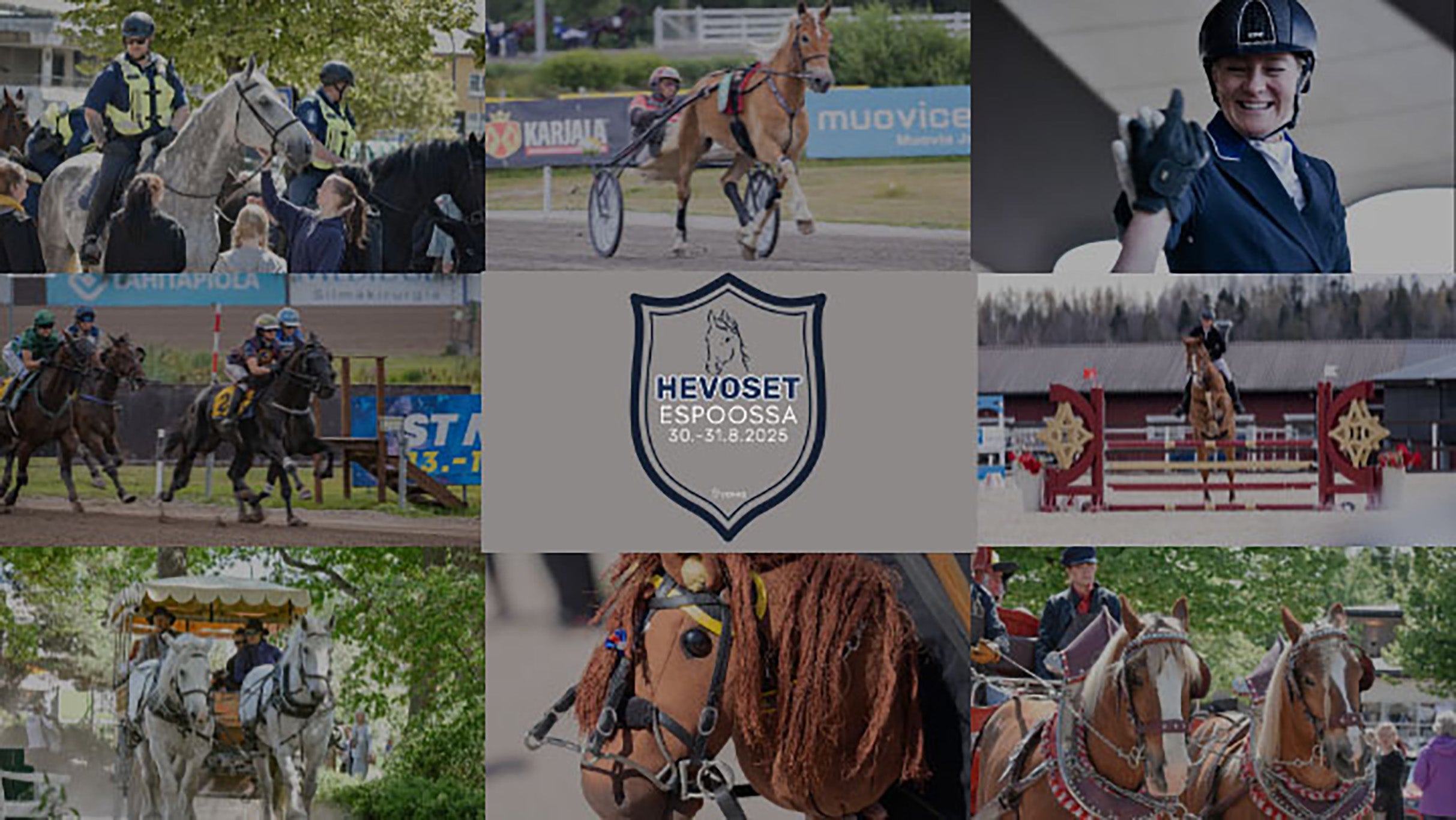 Hevoset Espoossa 30.8 - Ravintolapöydät kattaus klo 11