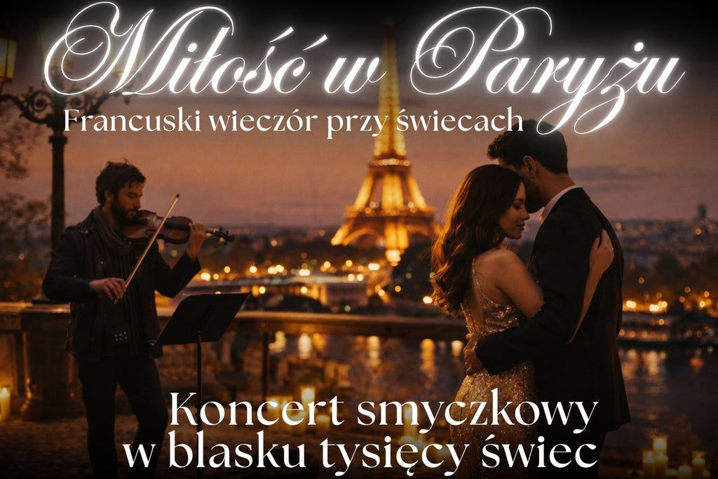 Koncert w blasku świec – Miłość w Paryżu. Francuski wieczór przy świec