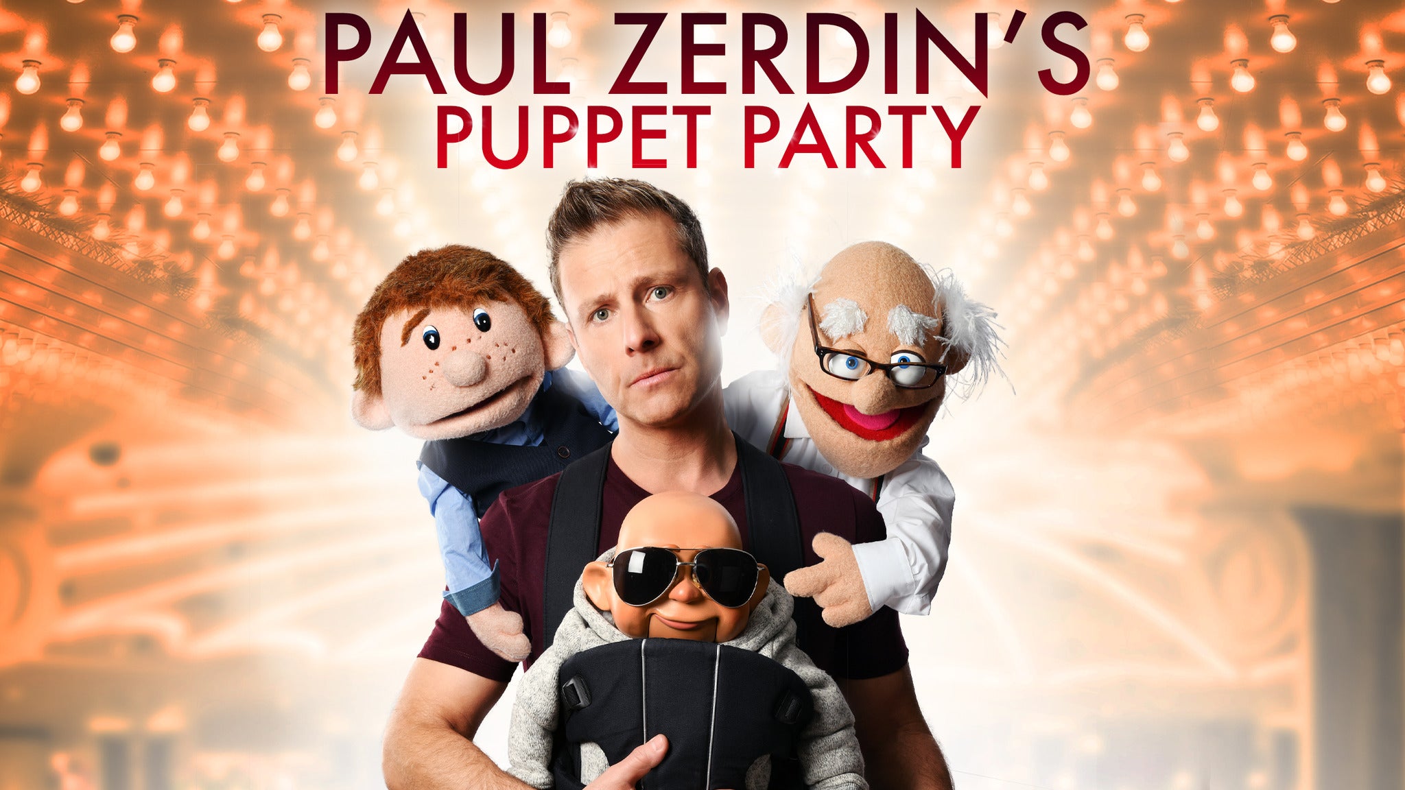 Paul Zerdin's Puppet Party Event Title Pic