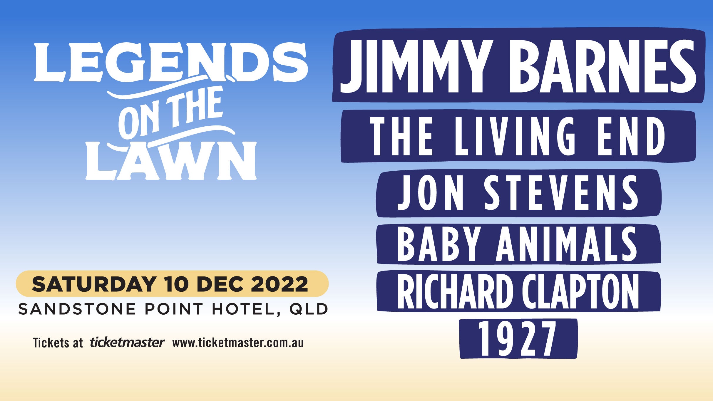 Legends On The Lawn presale information on freepresalepasswords.com