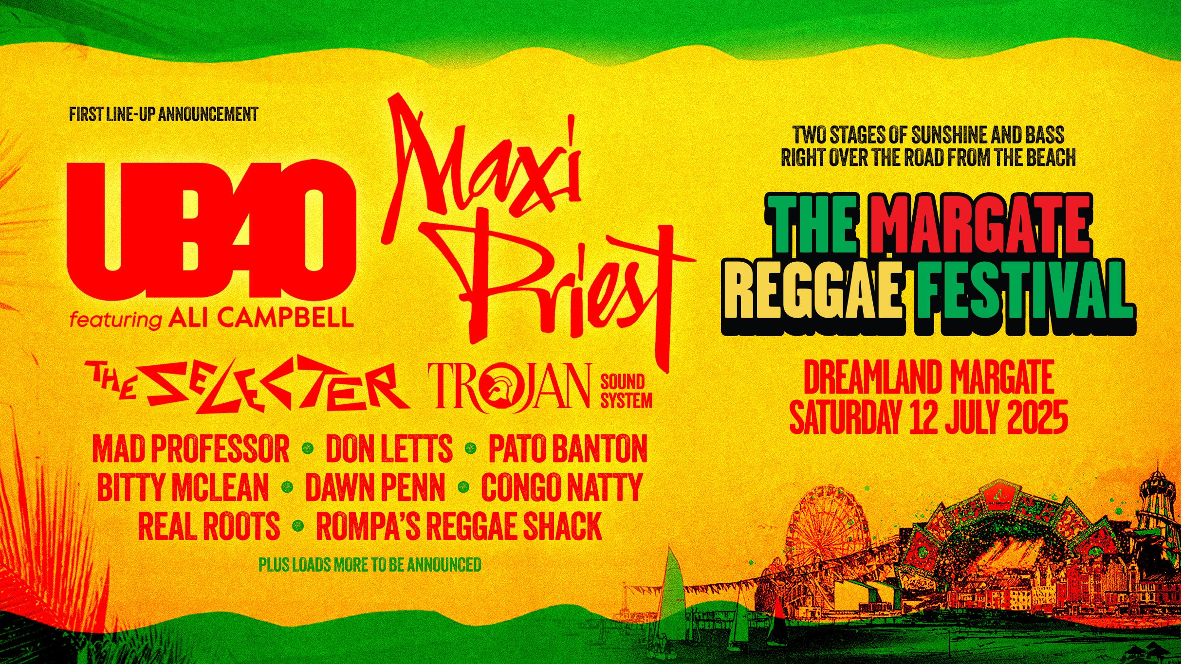UB40 feat Ali Campbell, Maxi Priest, The Selecter and many more 