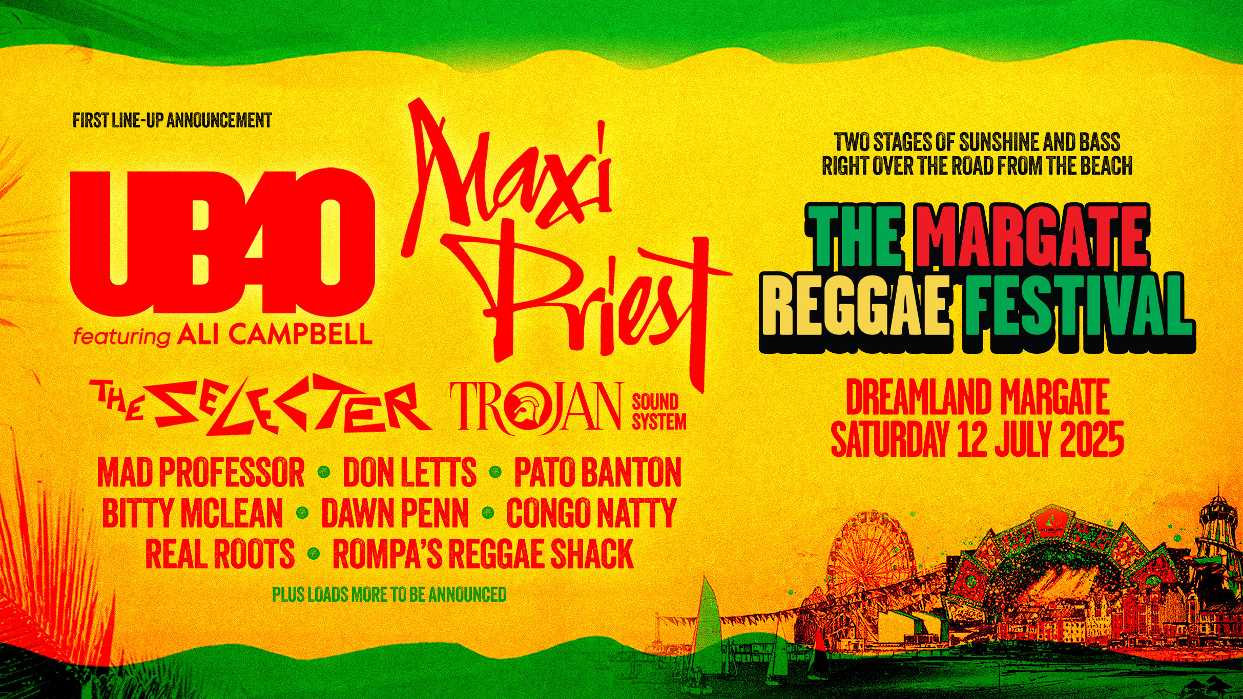 UB40 feat Ali Campbell, Maxi Priest, The Selecter and many more