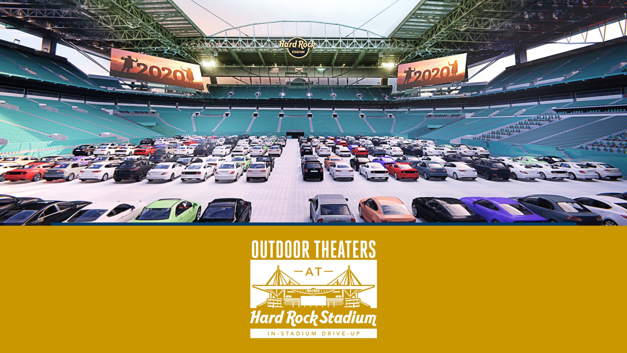 Outdoor Theaters at Hard Rock Stadium: In-Stadium Drive-Up presale information on freepresalepasswords.com