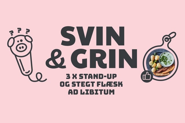 Ticket Reselling Svin &amp; Grin Middelfart