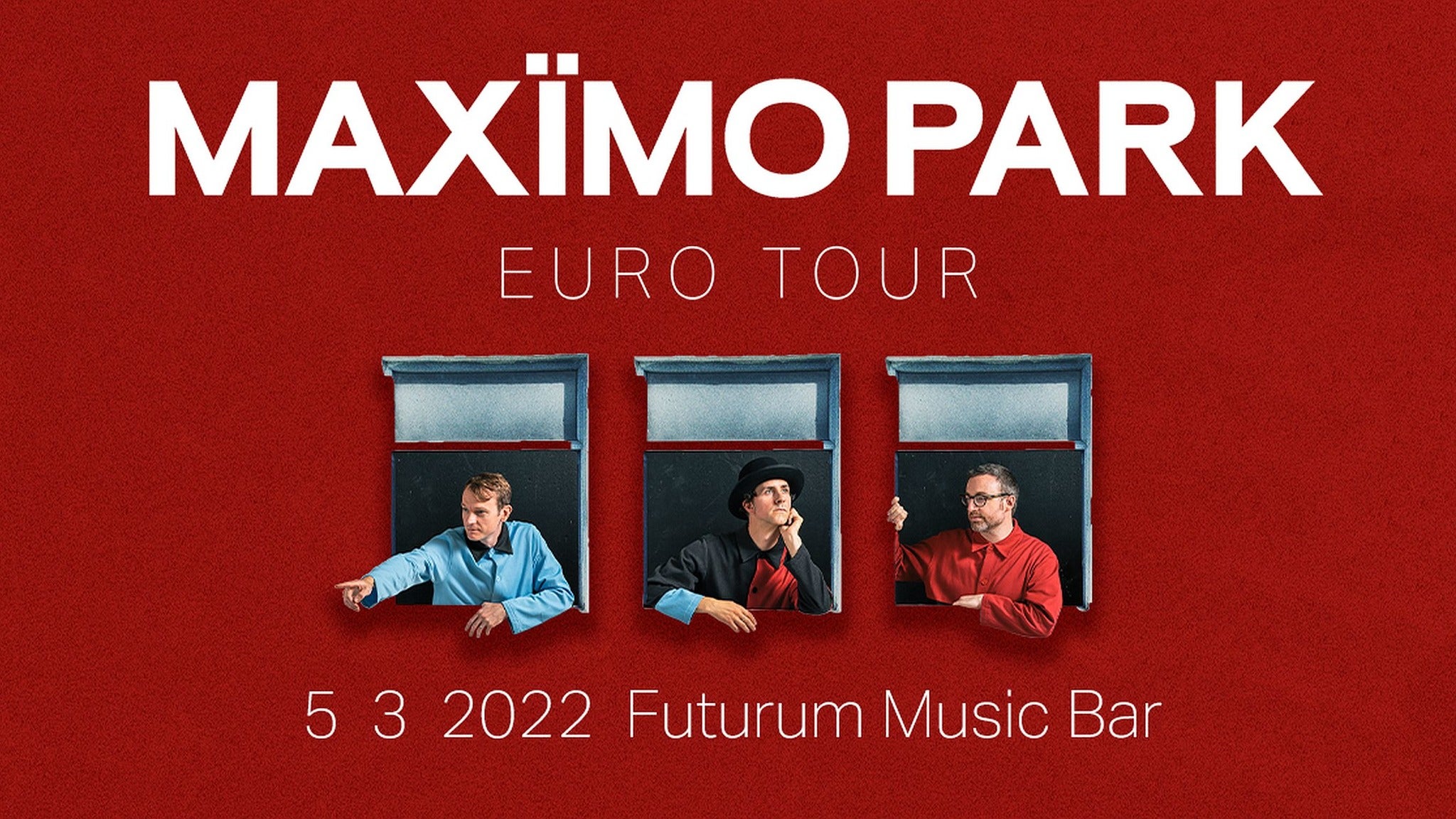 Maximo Park / UK- koncert Praha -Futurum Music Bar Praha 5 Zborovská 82/7, Praha 5 15000
