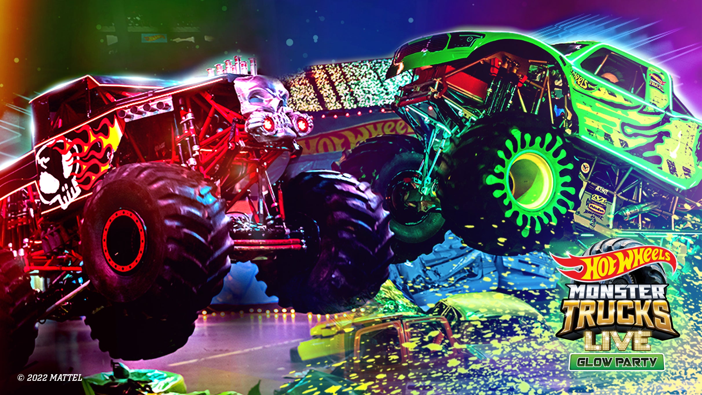 Hot Wheels Monster Trucks Glow Party - Premium Package - the Gallery Event Title Pic