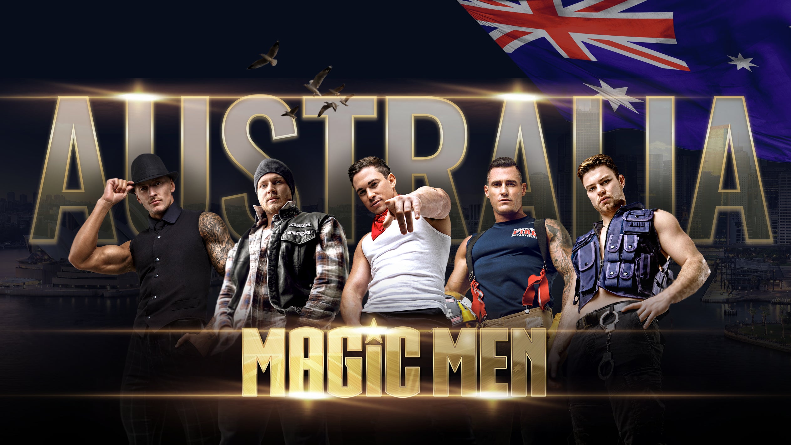 MAGIC MEN TAKEOVER HOBART 