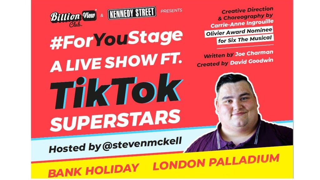 For You Stage - A Live Show featuring Tik Tok Superstars Event Title Pic