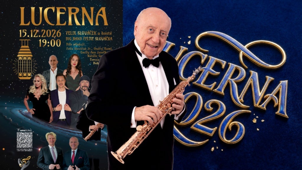 Vánoční koncert v Lucerně s Felixem Slováčkem