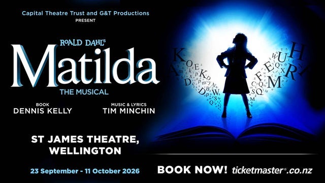 Matilda the Musical (NZ) in St James Theatre Wellington 29/09/2026