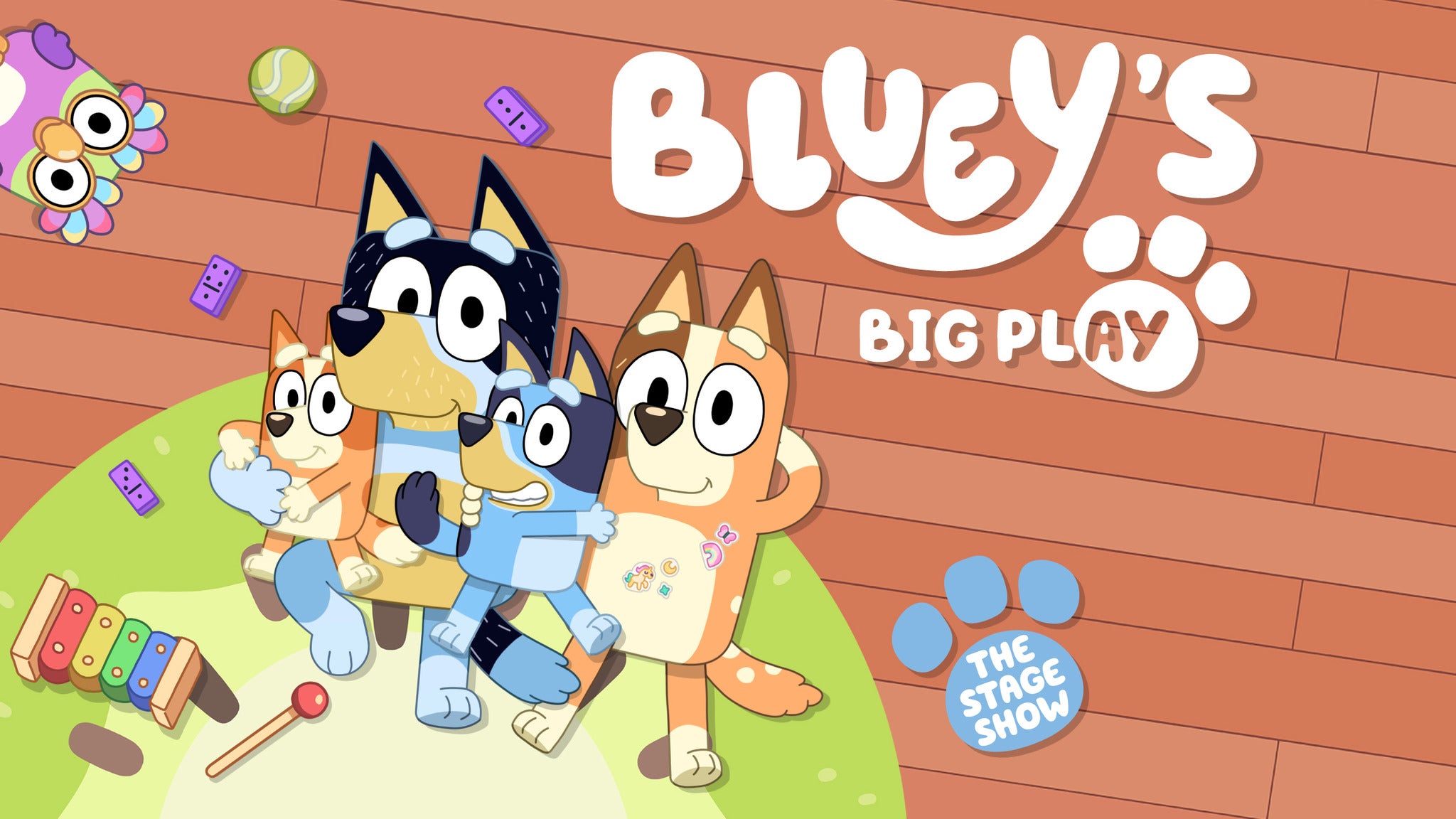 Bluey's Big Play in Phoenix promo photo for Live Nation presale offer code