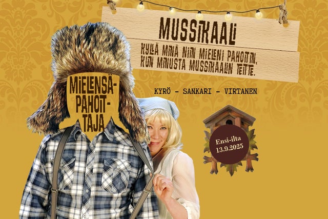 Mielensäpahoittaja -mussikaali ja Aleksi gaala in Finland