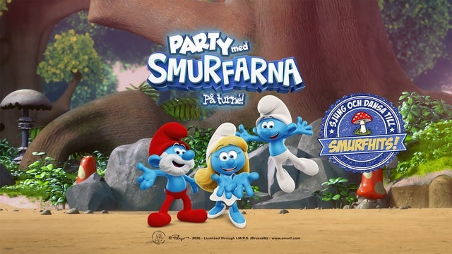 Party med Smurfarna