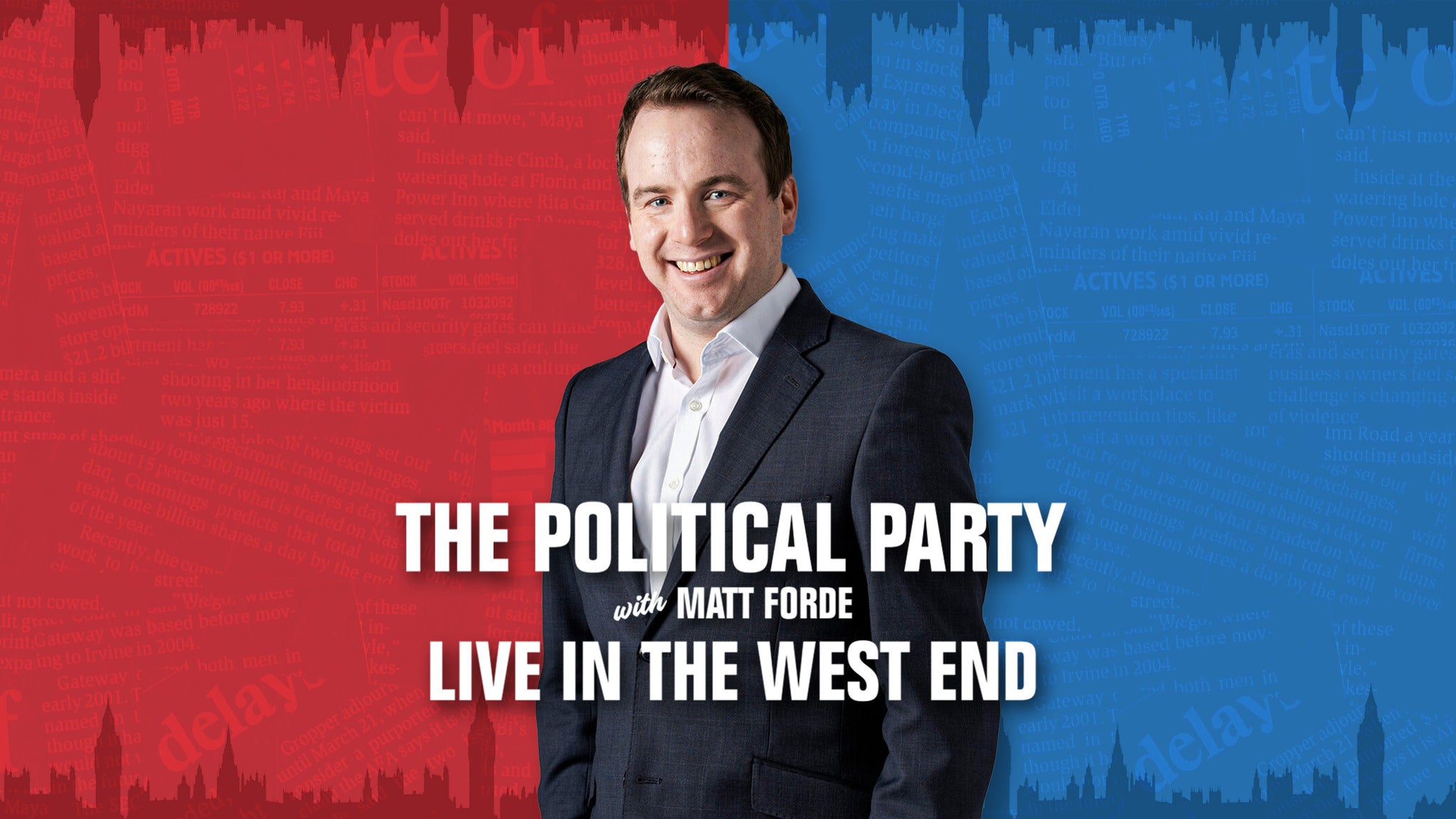 The Political Party with Matt Forde Event Title Pic
