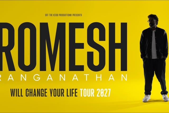Romesh Ranganathan Will Change Your Life pre-sale password for early tickets in Glasgow