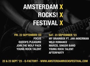 Amsterdam Rocks! Festival – Friday + 1 night Q-Factory hotel (2p), 2023-09-22, Amsterdam