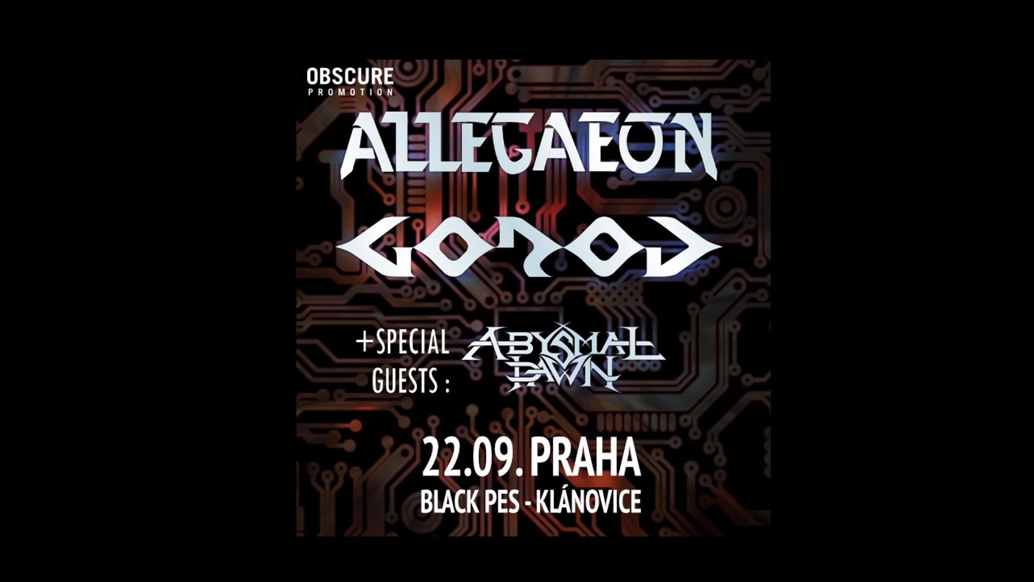 ALLEGAEON, GOROD, ABYSMAL DAWN