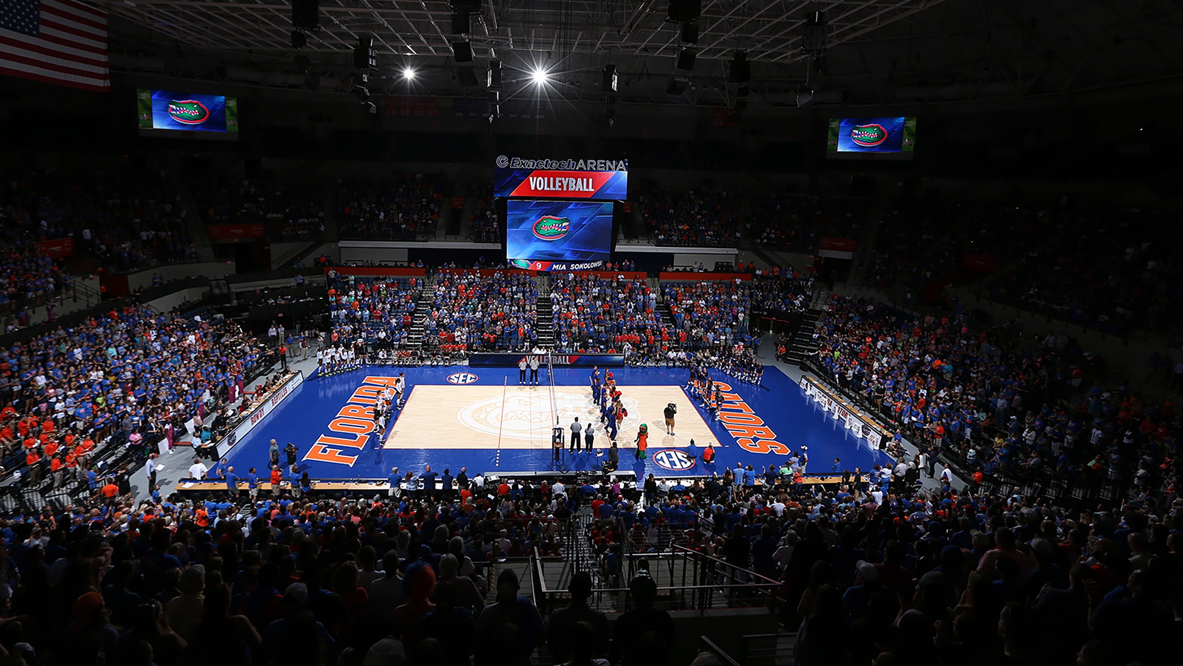 Florida Gators Volleyball vs. University of Texas Womens Volleyball hero