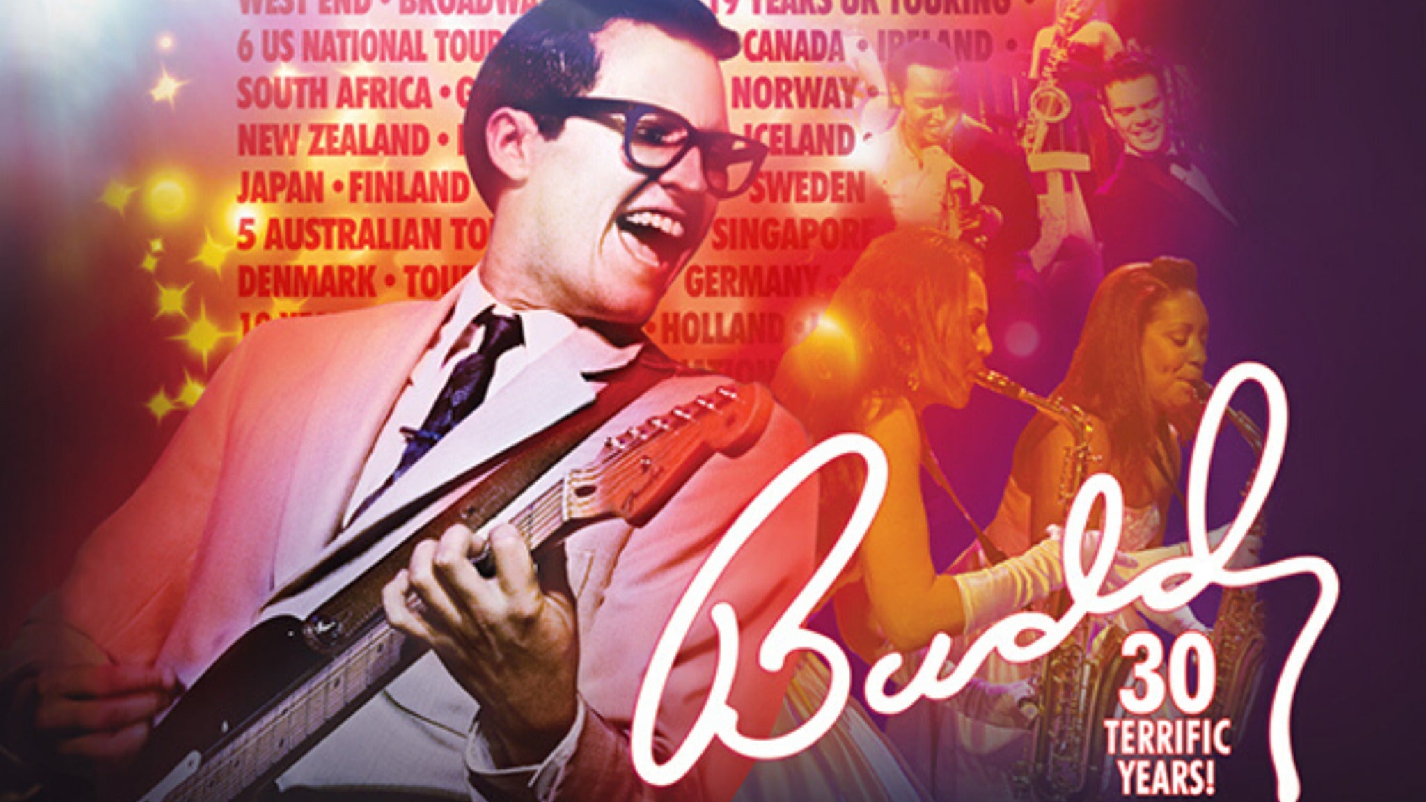 Buddy - The Buddy Holly Story Event Title Pic