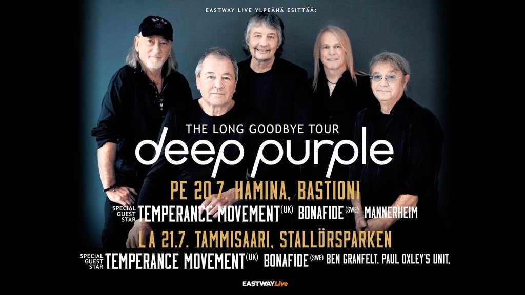 Hotels near Deep Purple Events