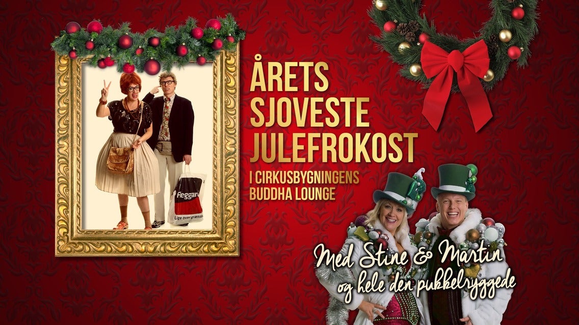 Aarets sjoveste julefrokost med Stine og Martin i Buddha Lounge live