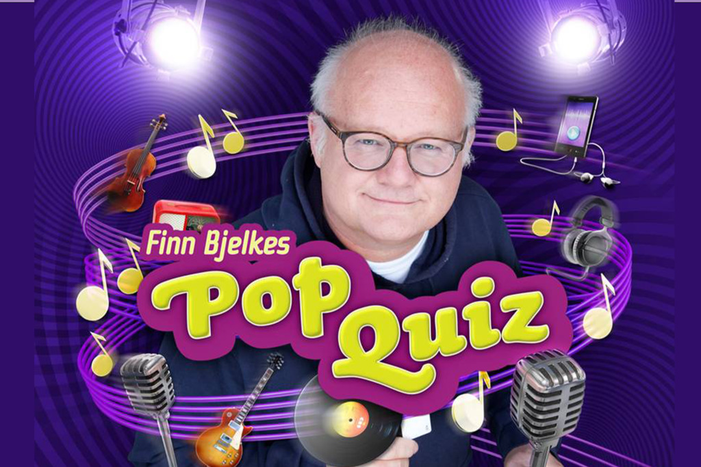 Finn Bjelkes Pop Quiz show poster