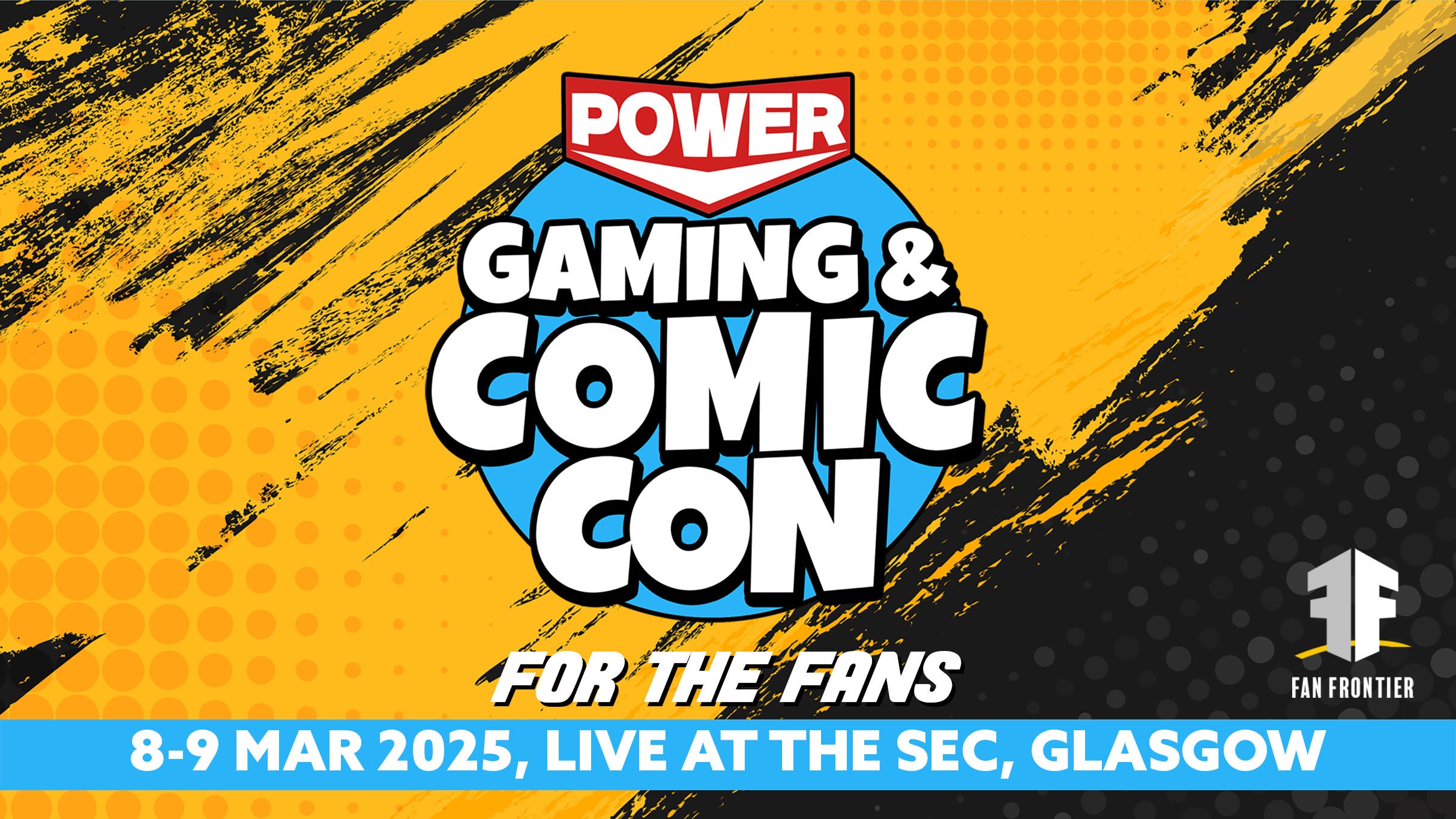 POWER Gaming & Comic Con Glasgow Event Title Pic