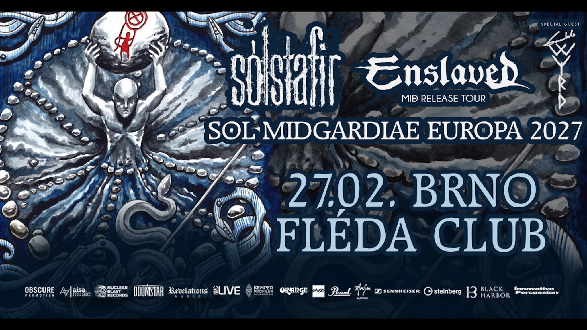 Source-aware visual connected to SOLSTAFIR, ENSLAVED, GAAHLS WYRD