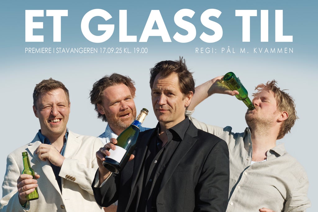 Et glass til show poster