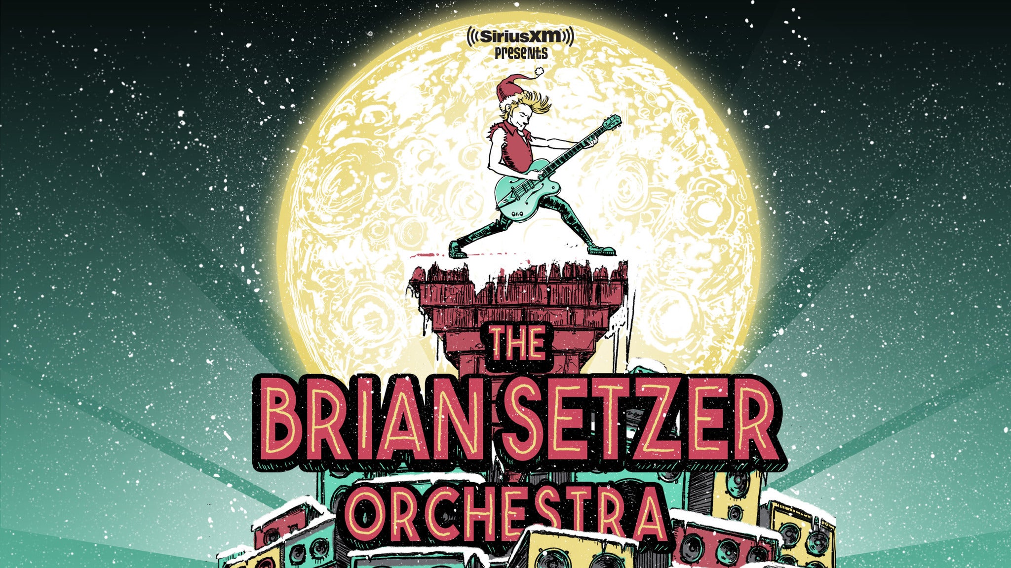 The Brian Setzer Orchestra's 16th Annual Christmas Rocks! Tour in Washington promo photo for SiriusXM presale offer code