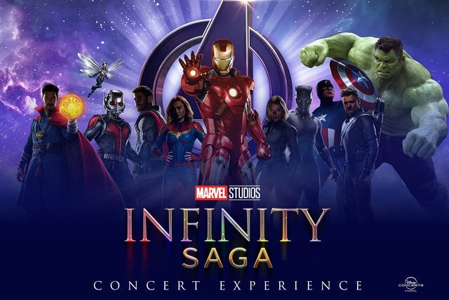 Marvel Studios' Infinity Saga Concert Experience in London promotional photo for Ticketmaster presale tickets offer