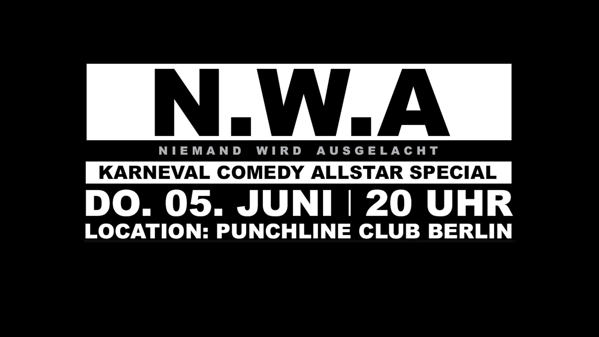 N.W.A - Karneval Comedy Allstars Special