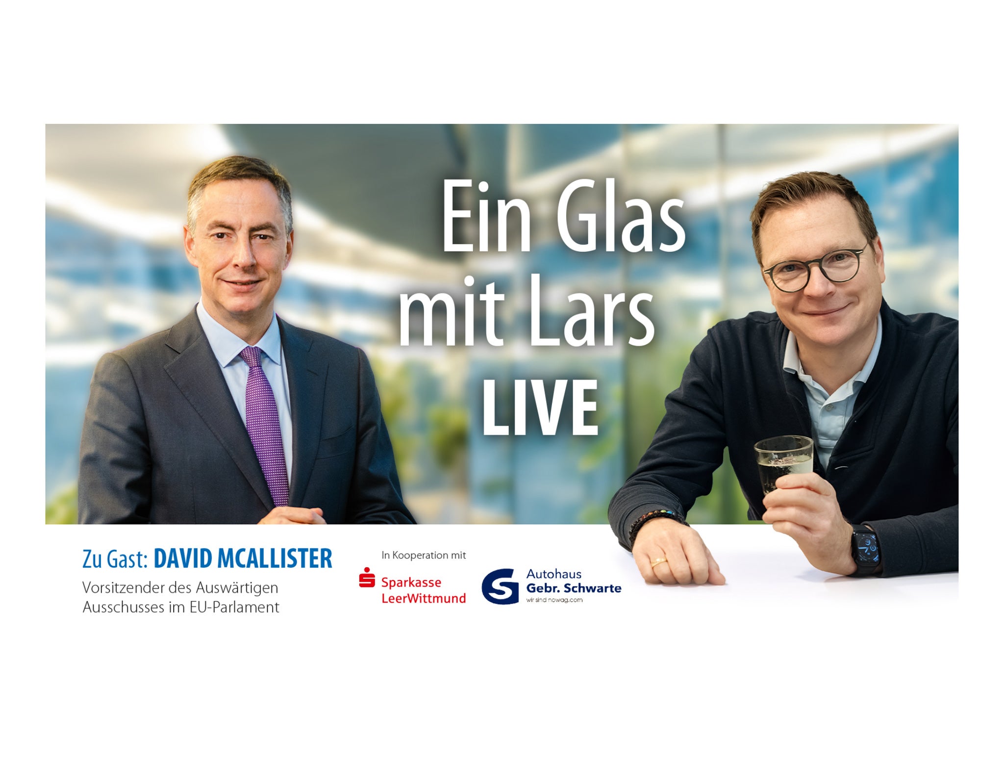 Ein Glas mit Lars