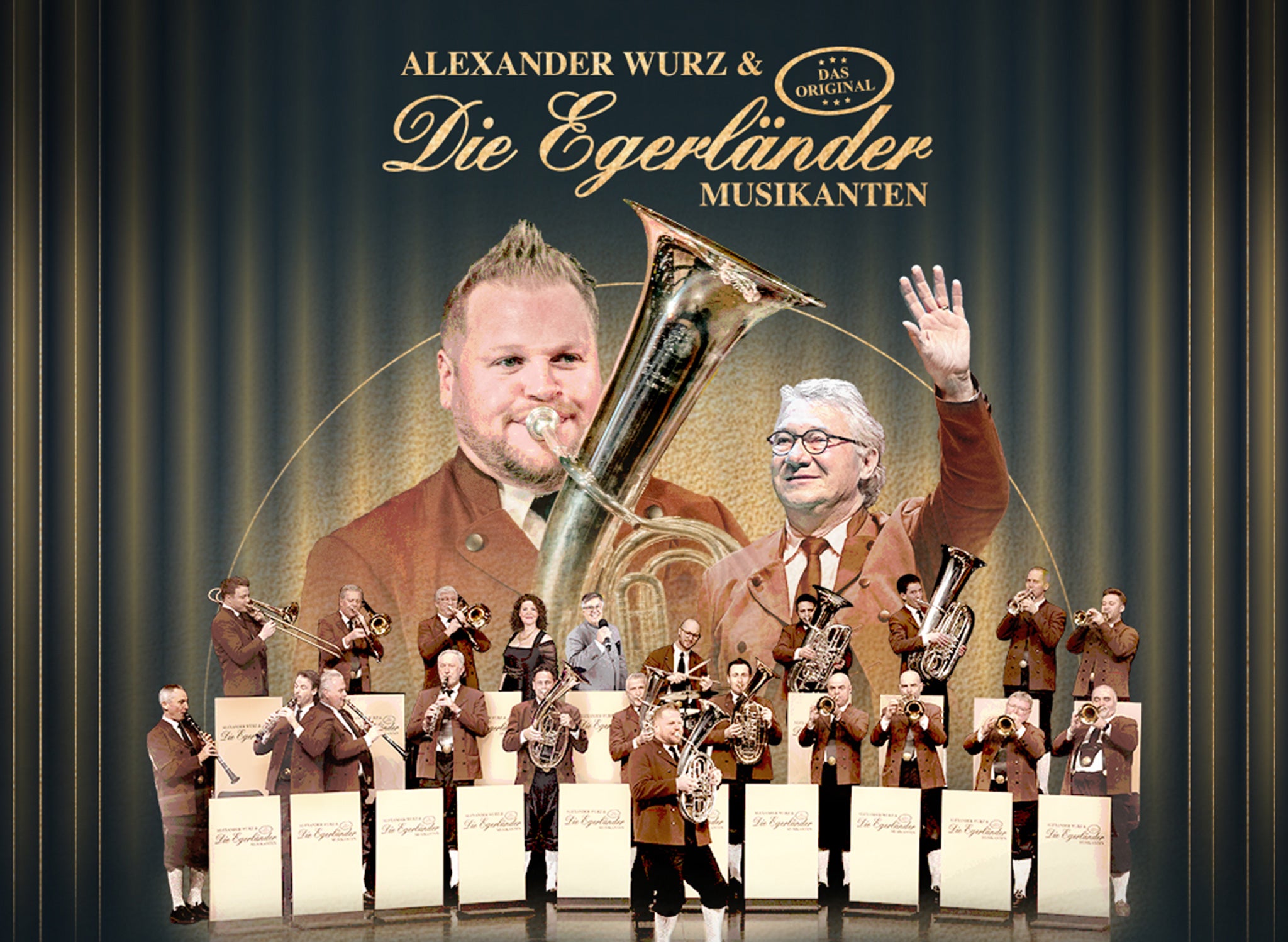 Alexander Wurz und die Egerländer Musikanten