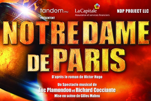 Presales to notre dame de paris: members use these when buying pre-sale tickets