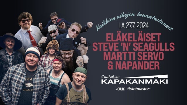 KAIKKIEN AIKOJEN LAUANTAITANSSIT paikkakunnalla Kapakanmäki, Tuulos 27/07/2024