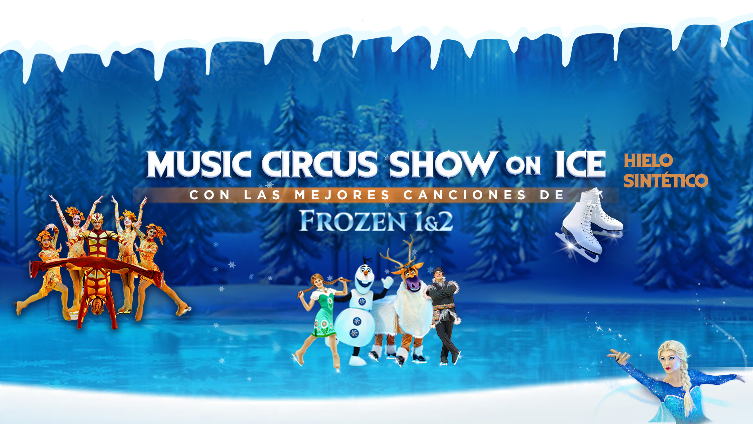 MUSIC CIRCUS SHOW ON ICE con le migliori canzoni di Frozen