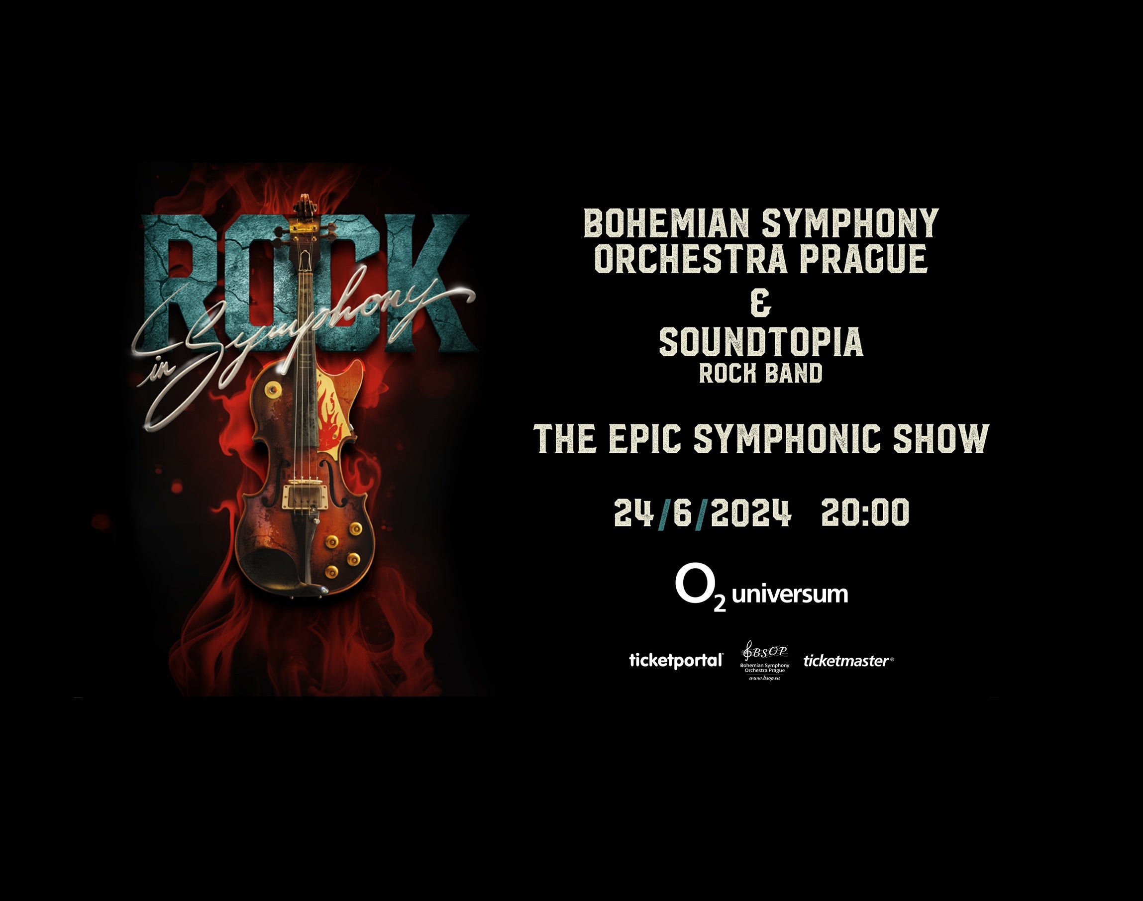 Rock in Symphony: The Epic Symphonic Show- Praha -O2 universum Praha 9 Českomoravská 2345/17, Praha 9 19000